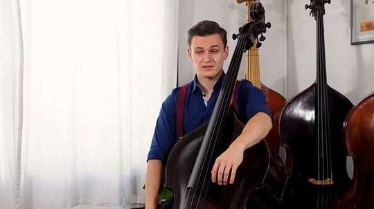 Schubert — Arpeggione Sonata: Tutorial with Dominik Wagner, Double Bass. Part 1 of 9 (Mov. 1)