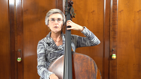 Bach — March in D: Tutorial with Cathy Elliott, Double Bass. Part 1 of 2