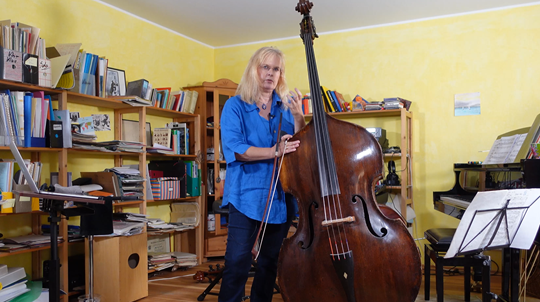 Mišek - Sonata No.2: Tutorial with Christine Hoock, Double Bass. Part 1 of 9 (Mov. 1)